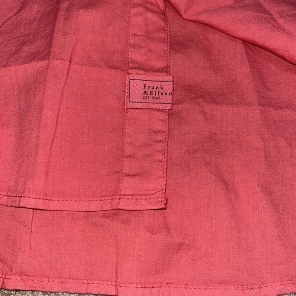 Frank & Eileen Eileen Relaxed Button-Up Featherweight Rust Sienna XS - Picture 7 of 8
